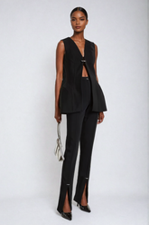 Addi Bodycon Yırtmaçlı Pantolon